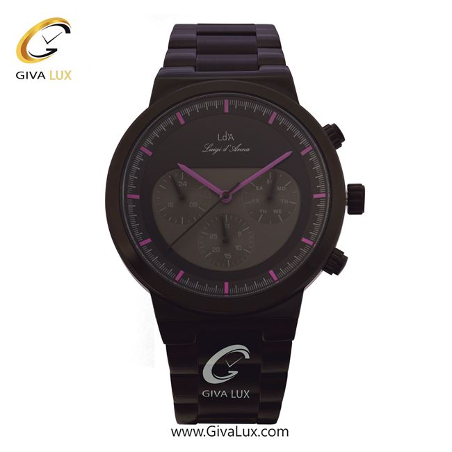 ساعت مچی اورجینال مردانه LdA سه موتوره فول تایم مشکی | مشکی| مشکی| کد رفرنس 2383